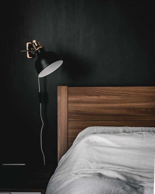 black bedroom