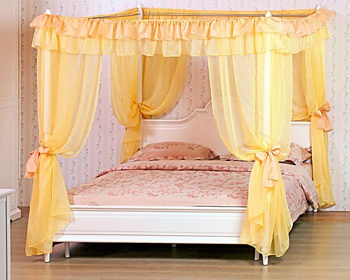 Luxurious canopy bed
