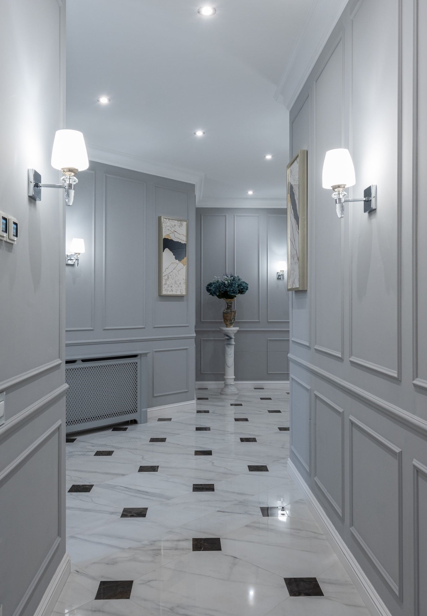 grey-hallway-grey-panelling