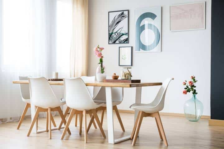 Scandi style dining area