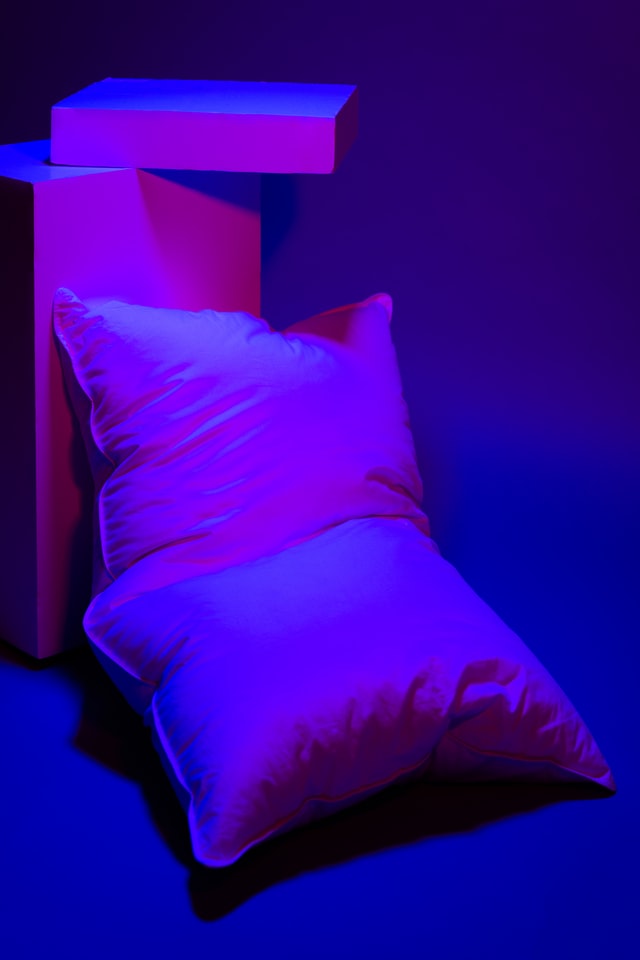 bold purple bedroom
