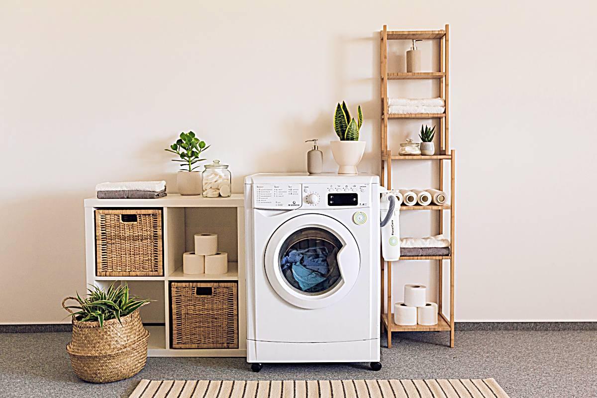 25+ Beautiful bathroom laundry ideas