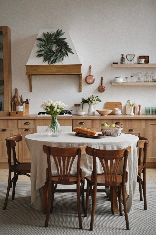 cosy boho kitchen