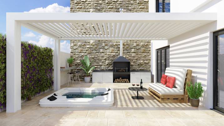 Outdoor on sale bar area