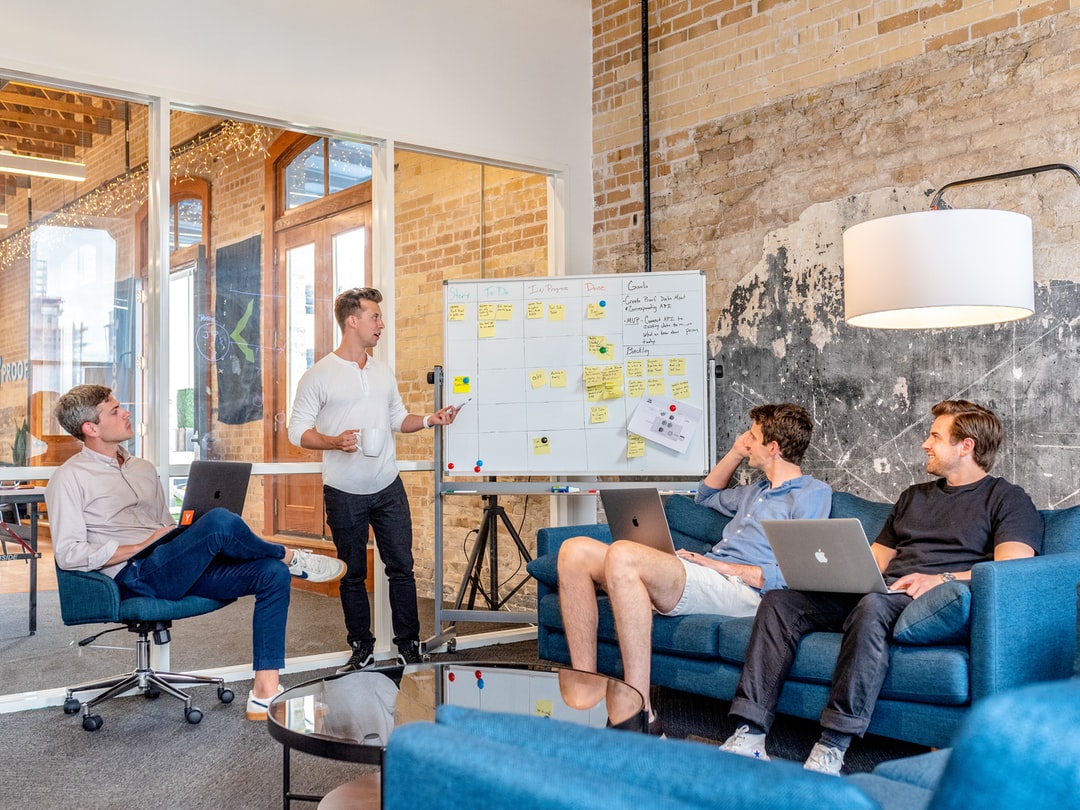 DIY whiteboard room divider