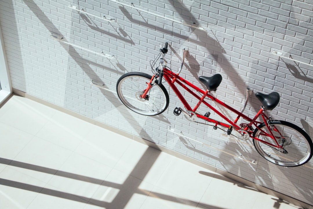 DIY apartment bike rack