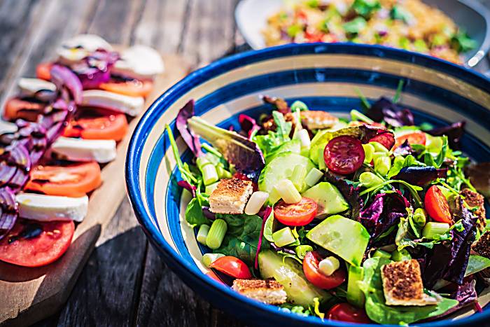 healthy salad bowl