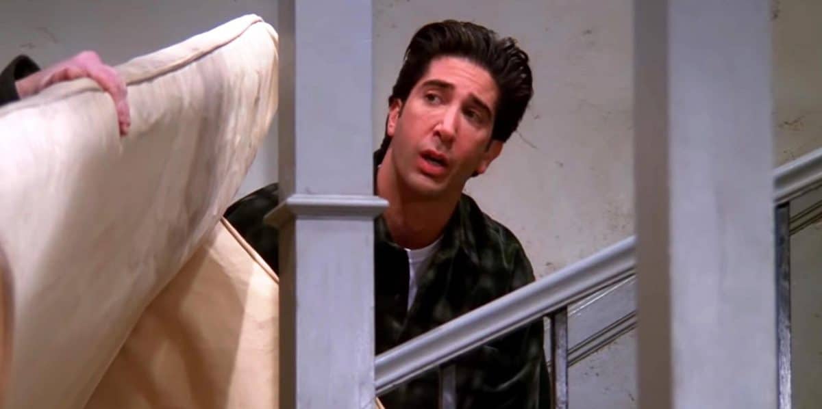 Solving the Ross pivot problem: How Ross could have moved that sofa upstairs