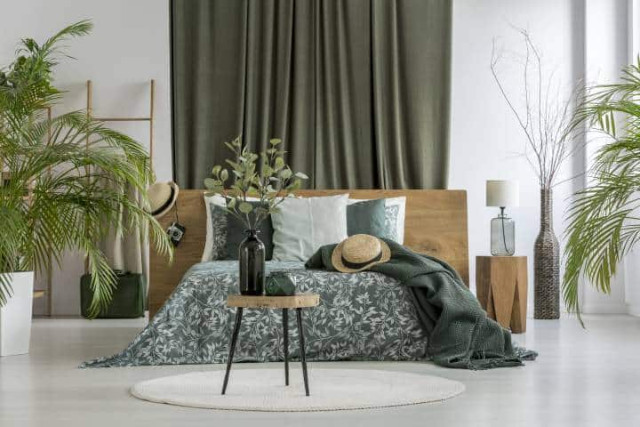 nature-inspired bedroom