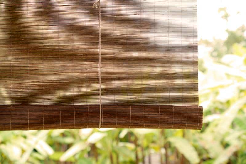 bamboo blinds, Asian traditional home decoration