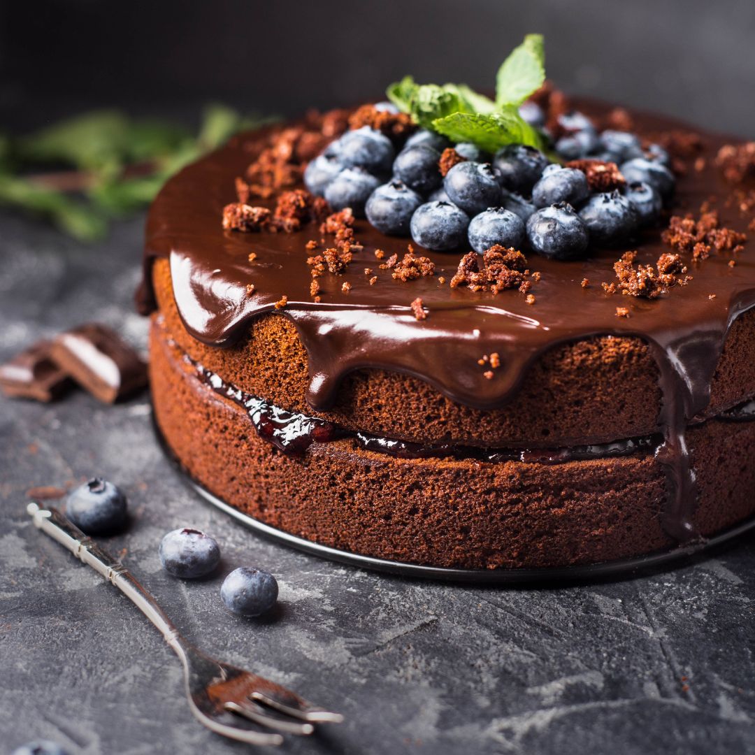 decadent chocolate wedding cake