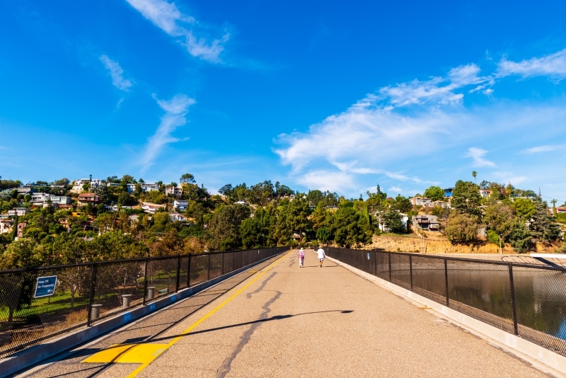 Silver Lake Reservoir Trail in Los Angeles