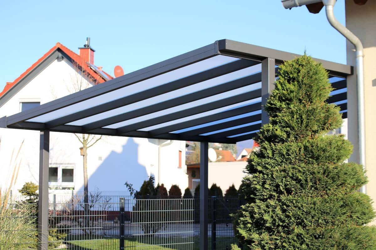 high-quality carport made of aluminium