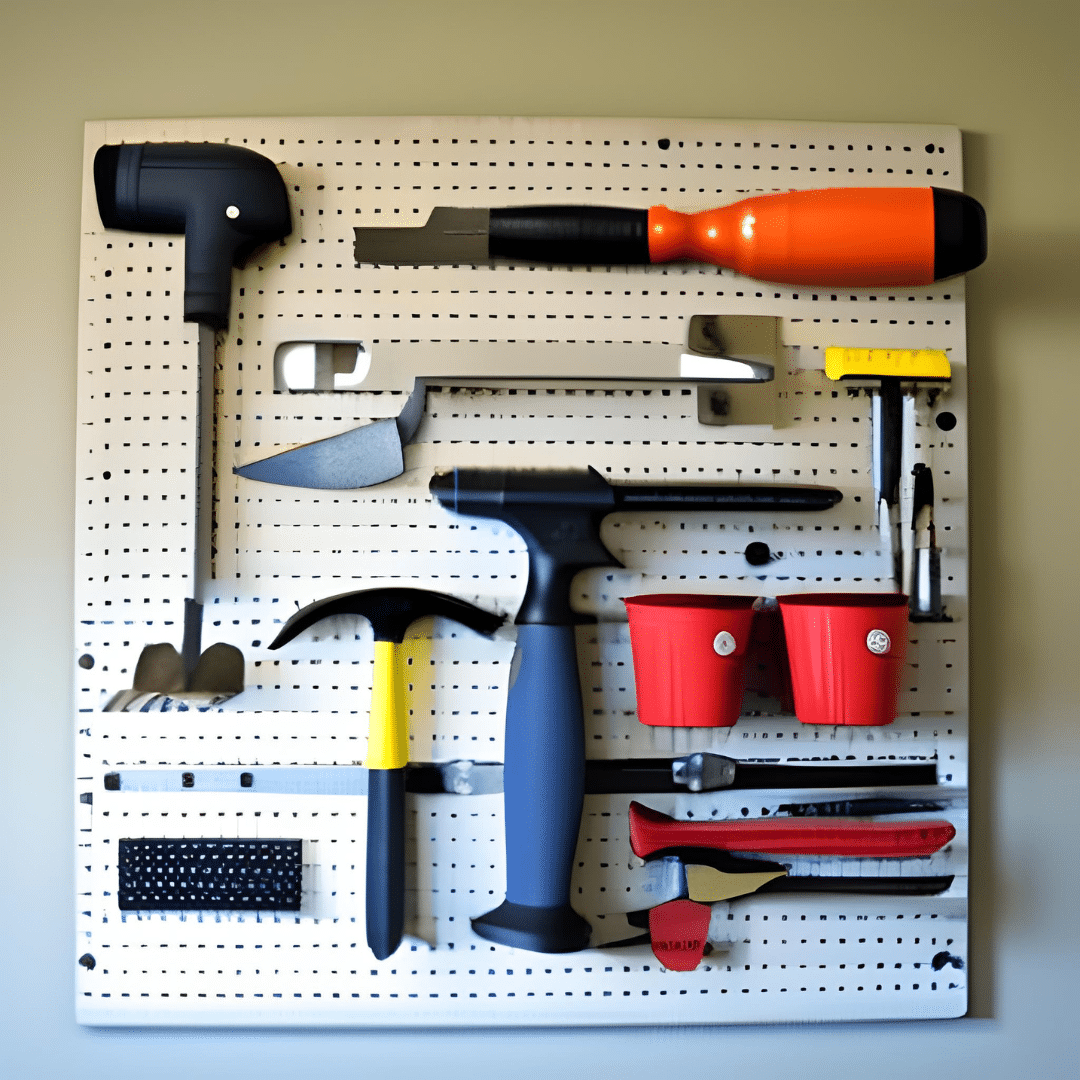 peg board for tools