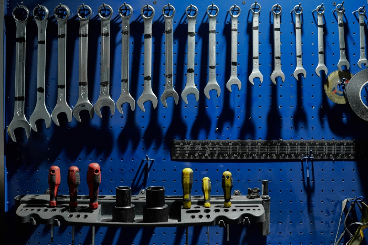 hanging rack for various tools