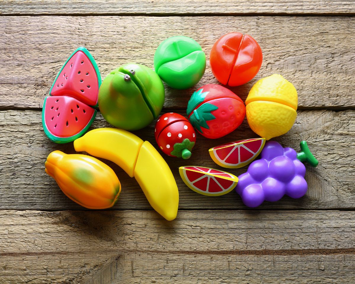 interactive toy fruits
