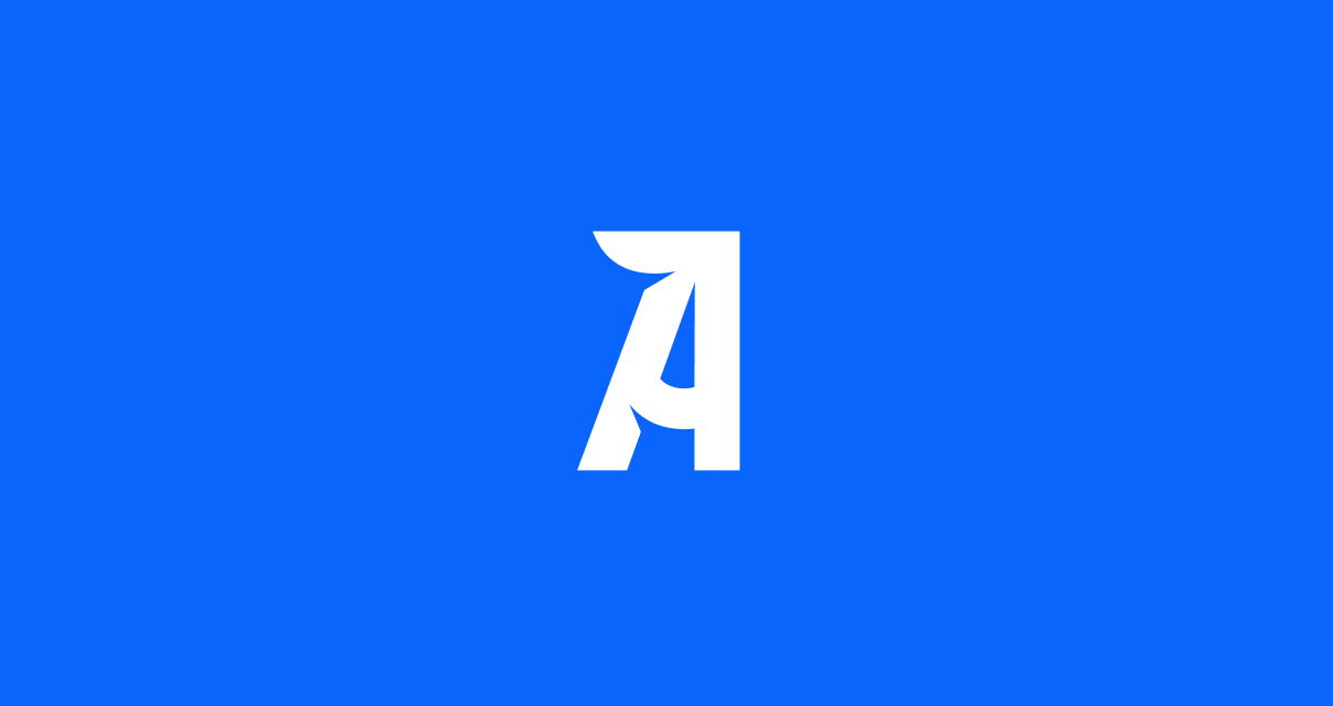 Airtasker Logomark on Airtasker Blue